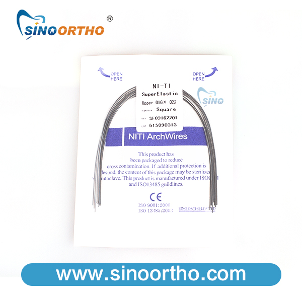 Orthodontics NITI arch wires